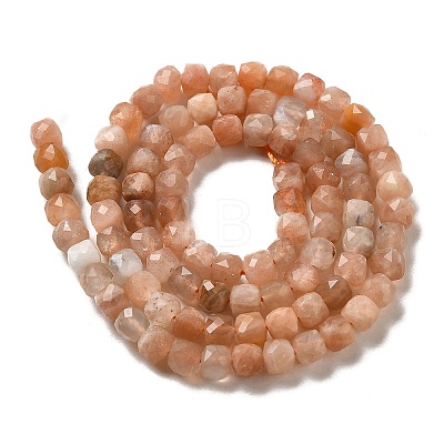 Natural Multi-Moonstone Beads Strands G-M426-B01-01-1