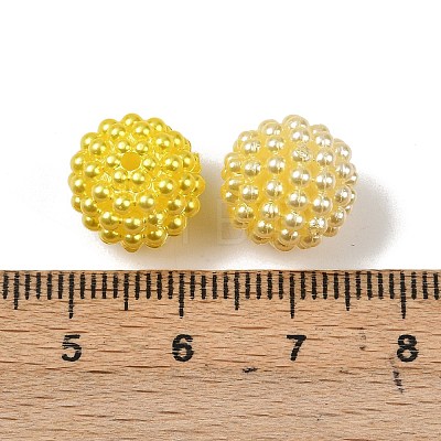 Imitation Pearl Acrylic Beads LS-OACR-XCP0001-17A-1