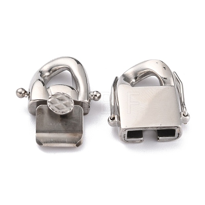304 Stainless Steel Clasps STAS-P273-01C-P-1