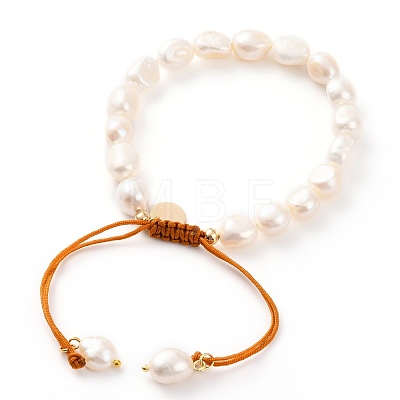 Adjustable Nylon Thread Braided Bead Bracelets BJEW-JB05802-04-1