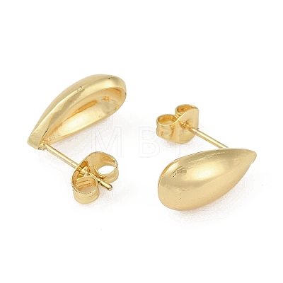 201 Stainless Steel Teardrop Stud Earrings EJEW-I309-17G-1