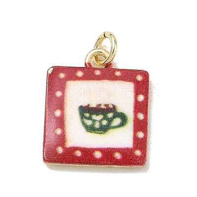 Printed Brass Pendants KK-CBA9B3D-02G-02-1
