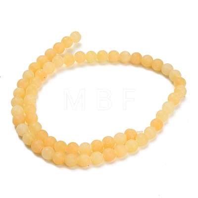 Natural Yellow Calcite Beads Strands GG-CBAA3AB-01-6mm-1
