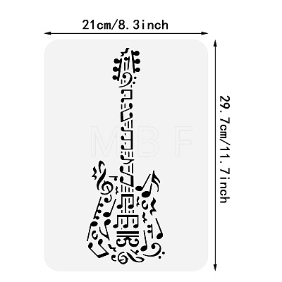 PET Hollow Out Drawing Painting Stencils DIY-WH0422-0021-1