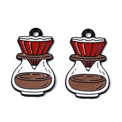 Baking Paint Alloy Enamel Pendants PALLOY-T093-12-1