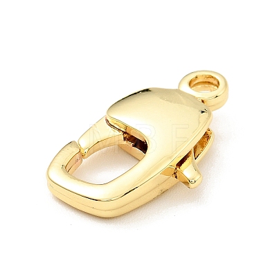 Brass Lobster Claw Clasps X-KK-G416-22G-1