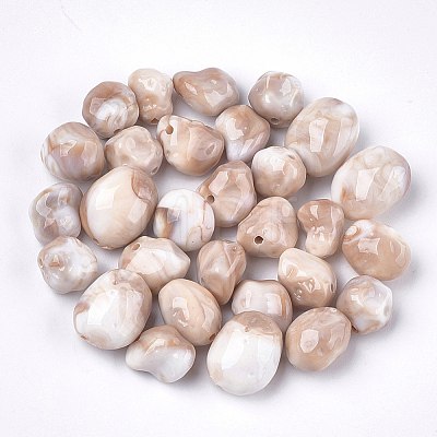 Acrylic Beads OACR-S029-019J-1