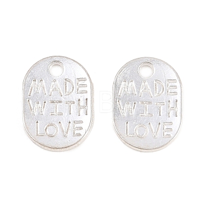 Tibetan Style Alloy Oval Charms LS-TIBEP-Q035-08S-NR-1