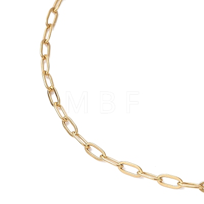 2.5MM 304 Stainless Steel Paperclip Chain Slider Necklace Making AJEW-JB01409-1
