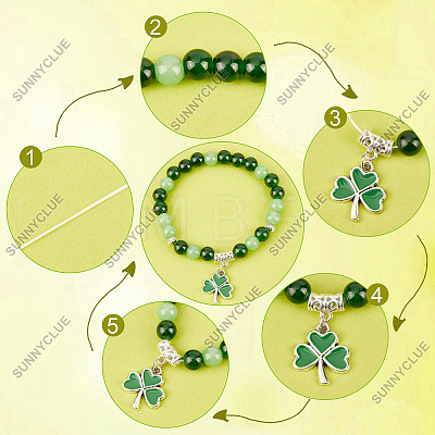 DIY Saint Patrick's Day Bracelet Making Kit DIY-SC0020-88-1