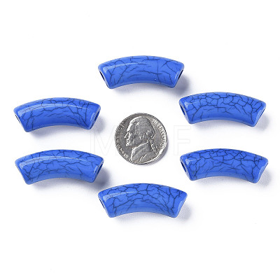 Opaque Crackle Acrylic Beads X1-MACR-S372-001N-013-1
