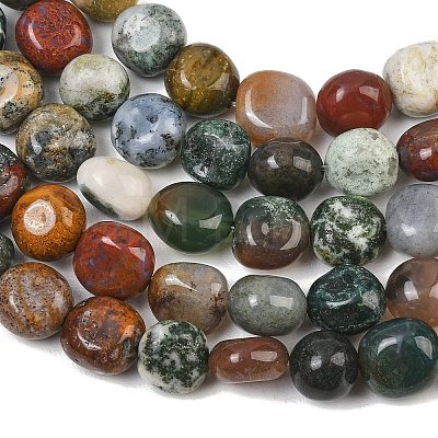 Natural Indian Agate Beads Strands GG-CBA787B-A23-1