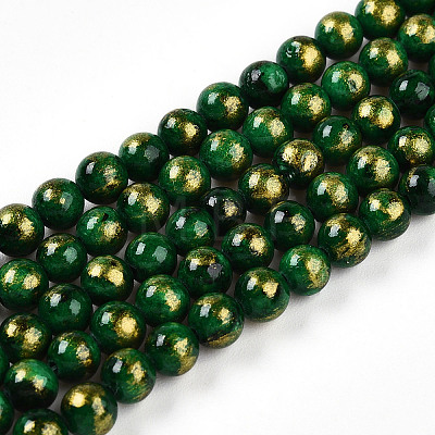 Natural Mashan Jade Beads Strands G-A255-A01-04K-1