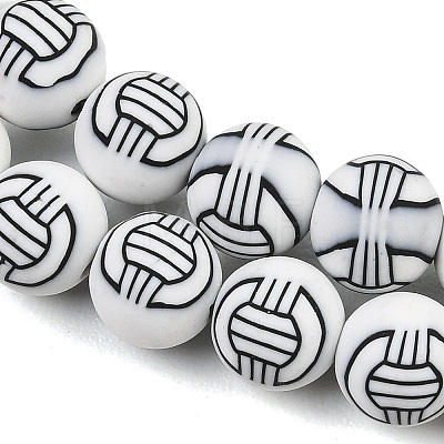 Handmade Polymer Clay Beads Strands PY-CBAEC33-01-1