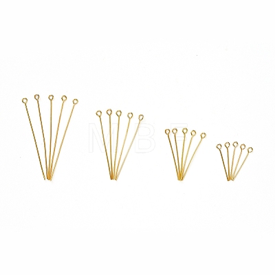 Brass Eye Pin KK-X0093-05G-1