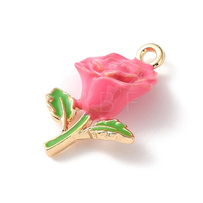 Alloy Enamel Pendants AL-CBA02ED-05G-B-1