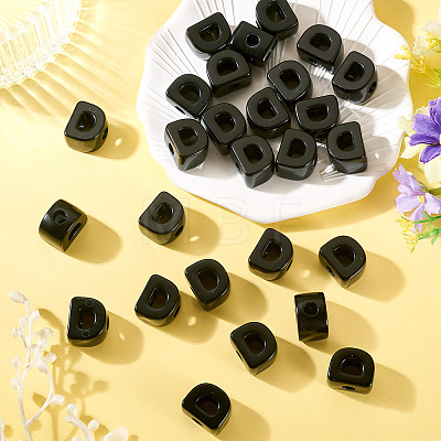 Acrylic European Beads OACR-TAC0013-14D-1