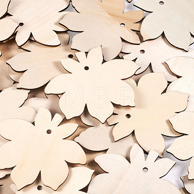 Undyed Wooden Big Pendant X-WOOD-TA0002-19-1