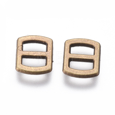 Mini Alloy Buckles PALLOY-WH0067-76-AB-1