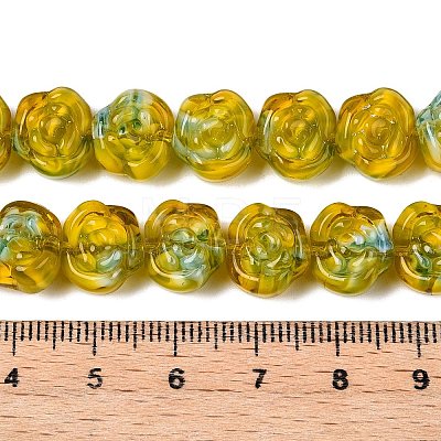 Handmade Lampwork Beads Strands LAMP-T021-26E-1