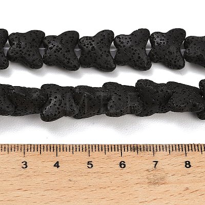 Natural Lava Rock Beads Strands G-G347-02N-1