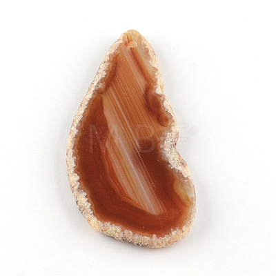 Dyed Mixed Shape Natural Agate Gemstone Big Pendants G-R300-03-1
