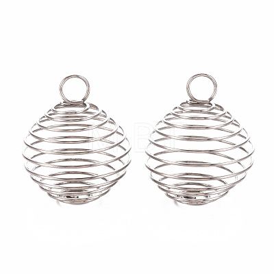 304 Stainless Steel Wire Pendants X-STAS-ZX013-22-20mm-P-1