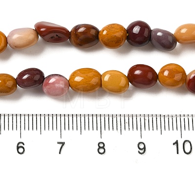 Natural Mookaite Beads Strands G-L608-A05-01-1