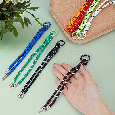 8Pcs Nylon Pendant Decorations HJEW-MA00051-1