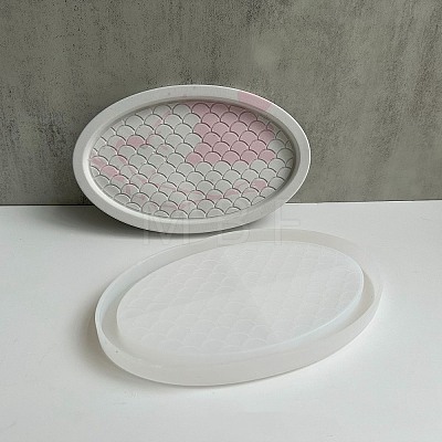 Oval DIY Silicone Jewelry Plate Molds SIMO-P003-01A-1