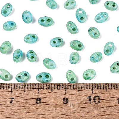 Picasso Glass Seed Beads GL-N001-02C-1