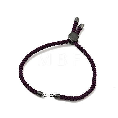 Half Finished Twisted Milan Rope Slider Bracelets FIND-G032-01B-13-1