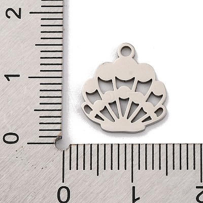 Non-Tarnish 201 Stainless Steel Charms STAS-U016-04P-1