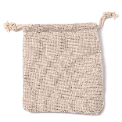 Cotton Packing Pouches Drawstring Bags ABAG-R011-10x12-1