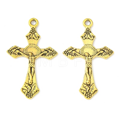 Tibetan Style Pendants GLF11118Y-1