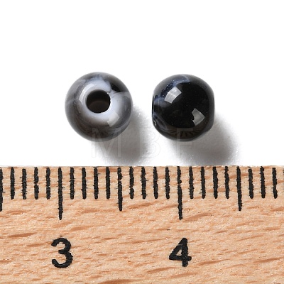 Opaque Acrylic Beads OACR-M015-12C-1