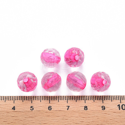 Transparent Acrylic Beads TACR-S154-10A-82-1