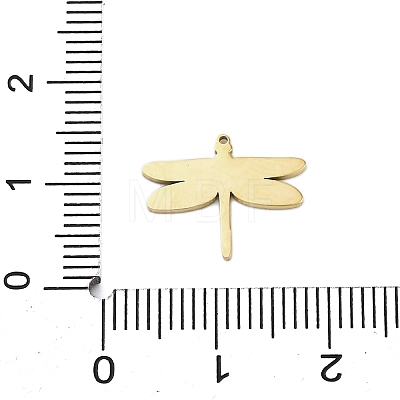 304 Stainless Steel Enamel Charms STAS-L022-488D-G-1