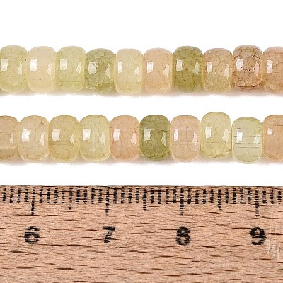 Ombre Effect Dyed Glass Beads Strands GLAA-Q106-05A-A06-1