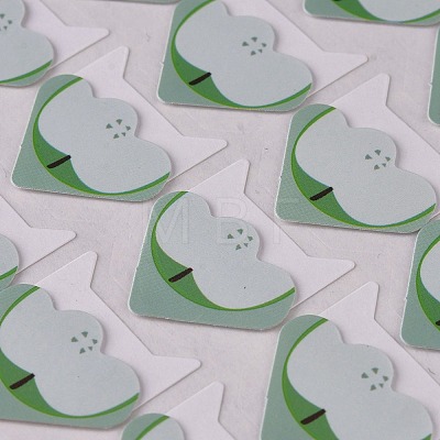 Cute Apple Pattern Photo Corner Self-Adhesive Stickers DIY-K016-B04-1