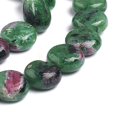 Natural Ruby in Zoisite Beads Strands G-L505-10-10mm-1