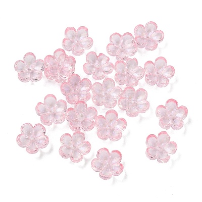 Dyed & Heated Glass Bead Caps GLAA-C042-01K-1