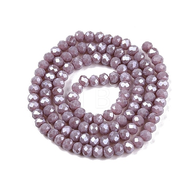 Electroplate Glass Beads Strands LS-EGLA-A044-P4mm-A13-1