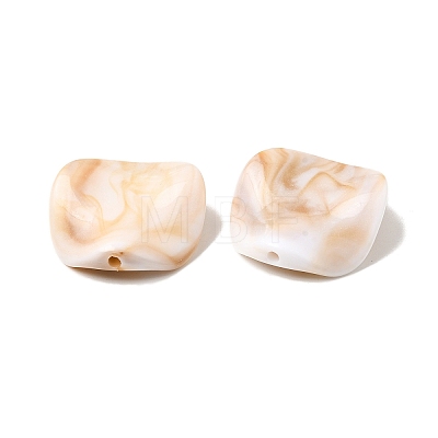 Opaque Acrylic Imitation Gemstone Beads OACR-G061-01C-1