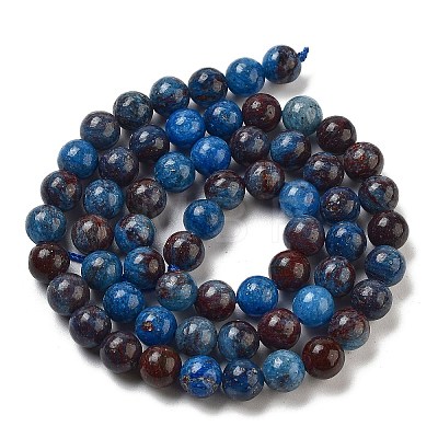 Natural Blue Opal Beads Strands G-H045-A02-8MM-01-1