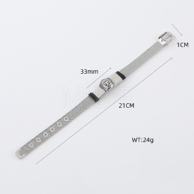 Men's Stainless Steel Watch Band Bracelets MQ6675-1