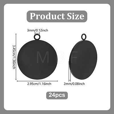 201 Stainless Steel Pendants STAS-WH0033-86-1