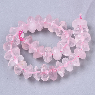 Natural Rose Quartz Beads Strands G-R462-23-1