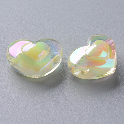 Transparent Acrylic Beads TACR-S152-08B-07-1