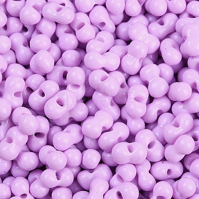 Baking Paint Glass Seed Beads SEED-K010-A22-1